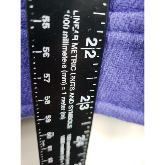 JG Hook Jacket Women's Size 14 Purple Wool Lined Long Sleeve Cropped  flaw - Picture 4 of 9